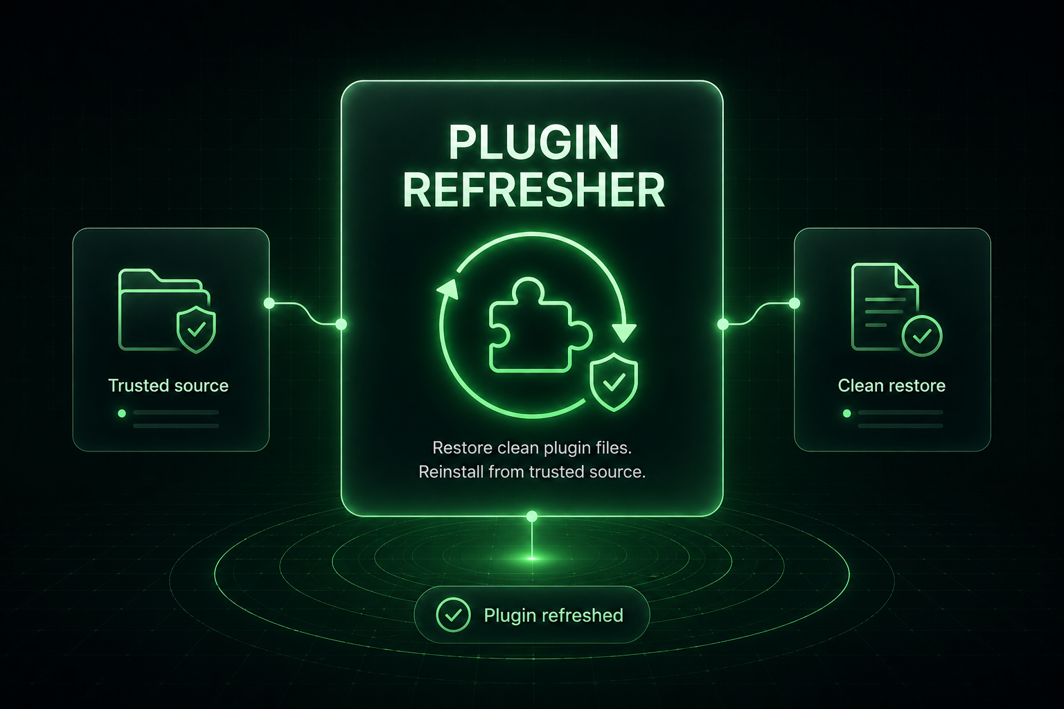 Plugin Refresher hero visual