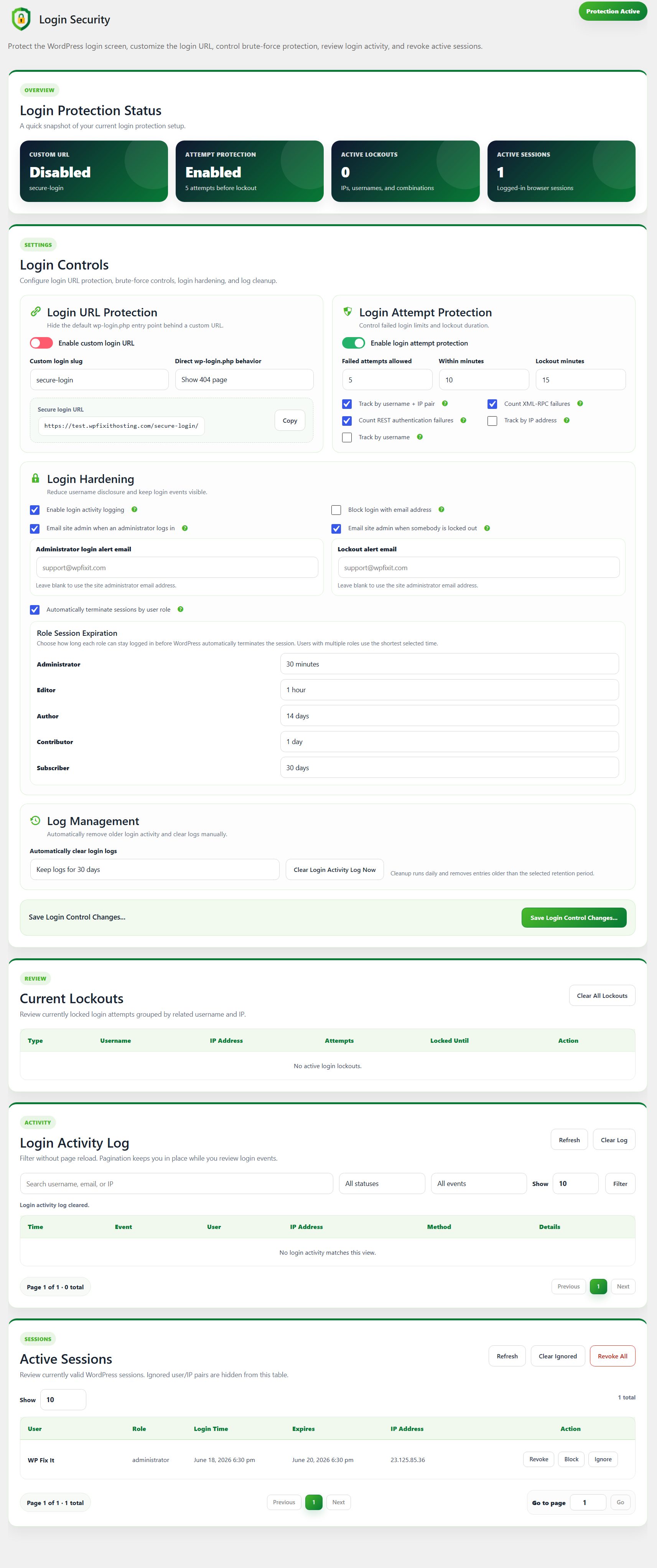 Login Security