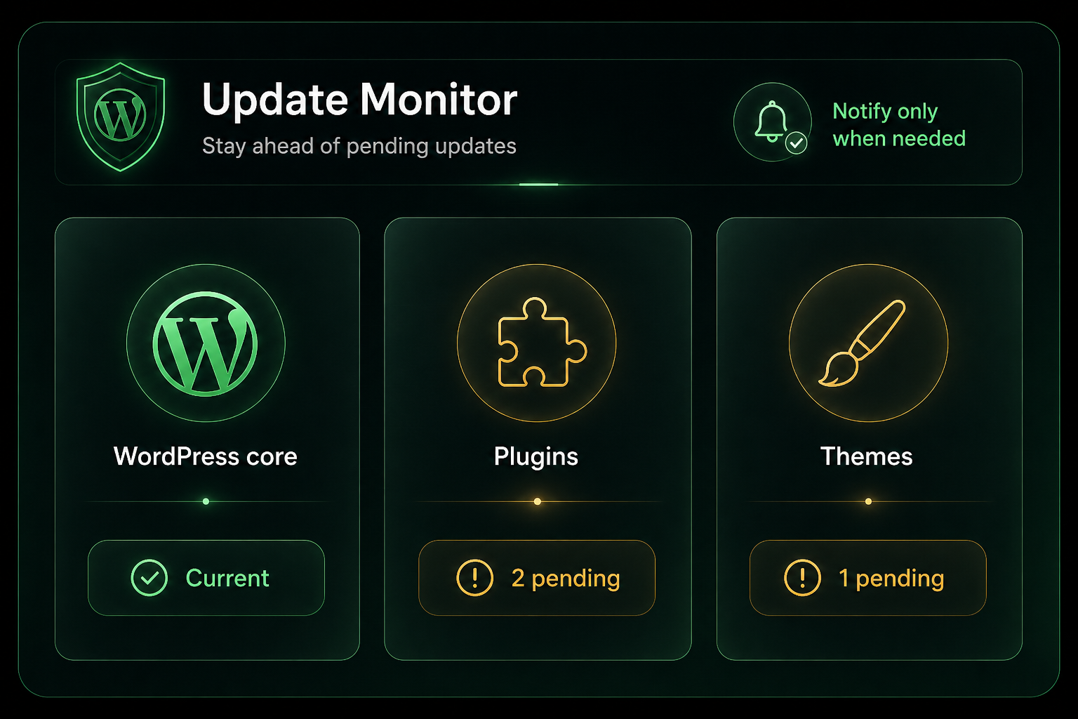Update Monitor hero visual